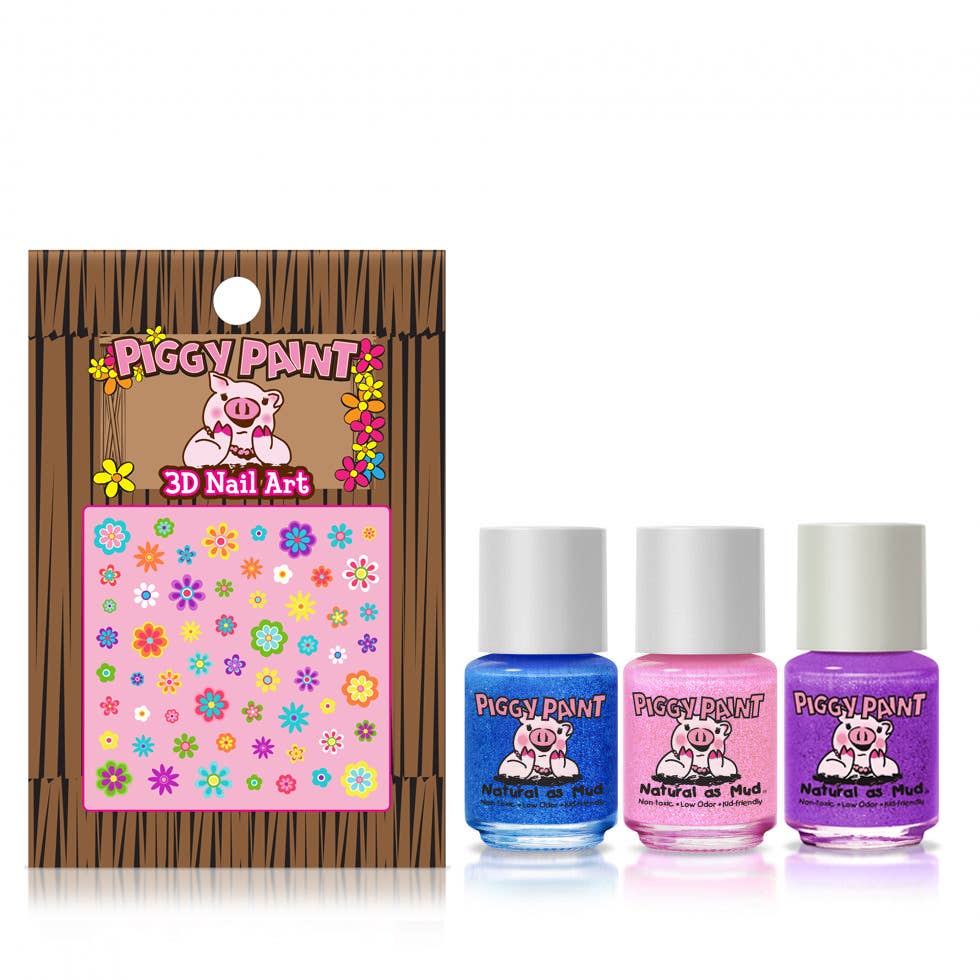 Piggy Paint - Shimmer & Sparkle Gift Set Non-Toxic Kids Nail Polish