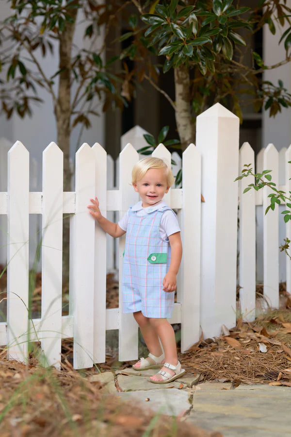 TBBC | Peter Pan Collar Shirt & Onesie - Worth Avenue White