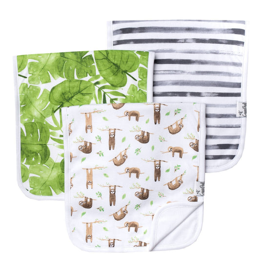 Copper Pearl | 3 Pack Premium Burp Cloths - Noah