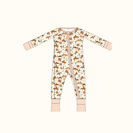 Rodeo Bamboo Zip Romper