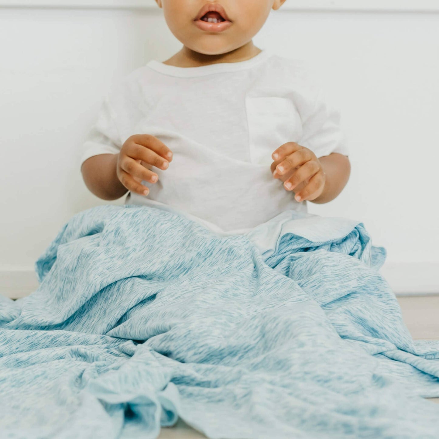 Copper Pearl | Knit Swaddle Blanket - Lennon