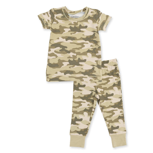 Angel Dear | Camo Short Sleeve Loungewear Set