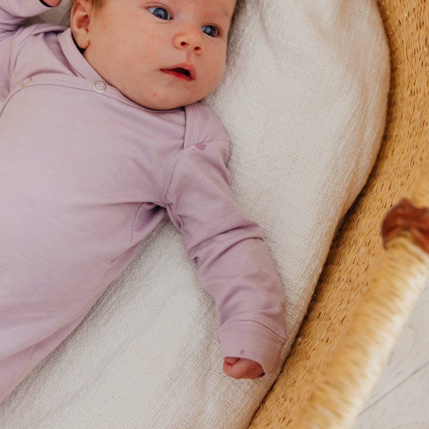 Copper Pearl | Newborn Knotted Gown - Lily