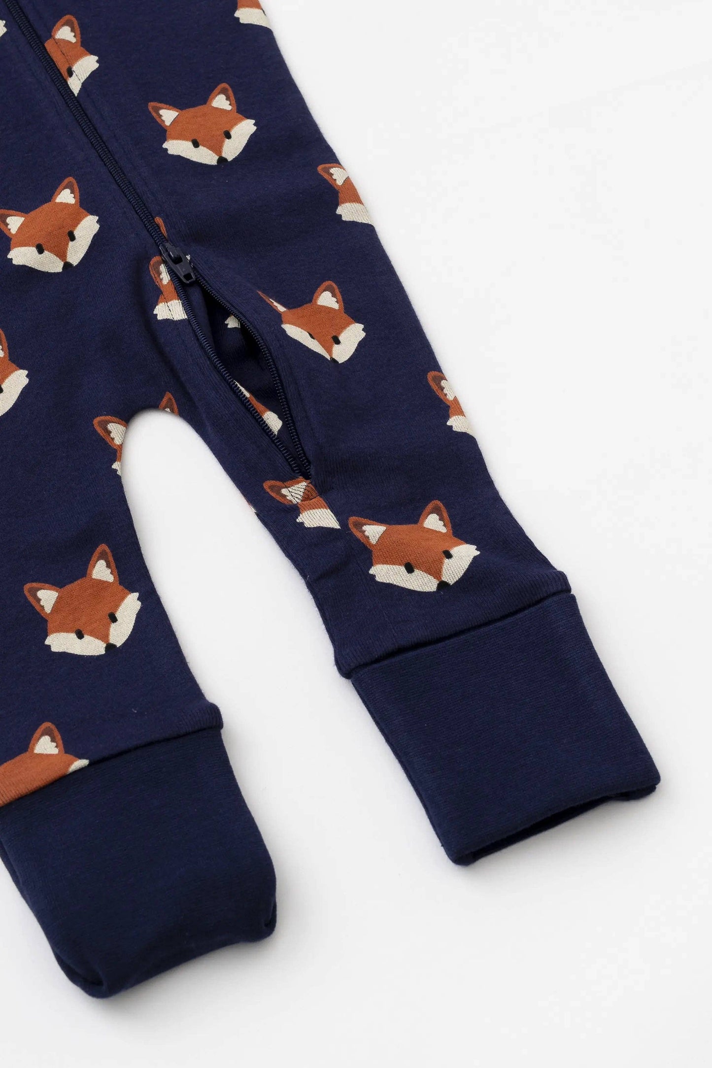 Fox Friends One-Piece Baby Pajamas | 100% Organic Cotton