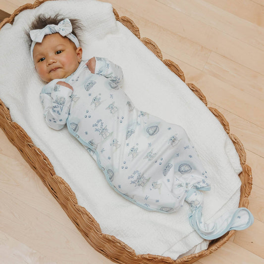 Copper Pearl | Newborn Knotted Gown - Star Wars Grogu