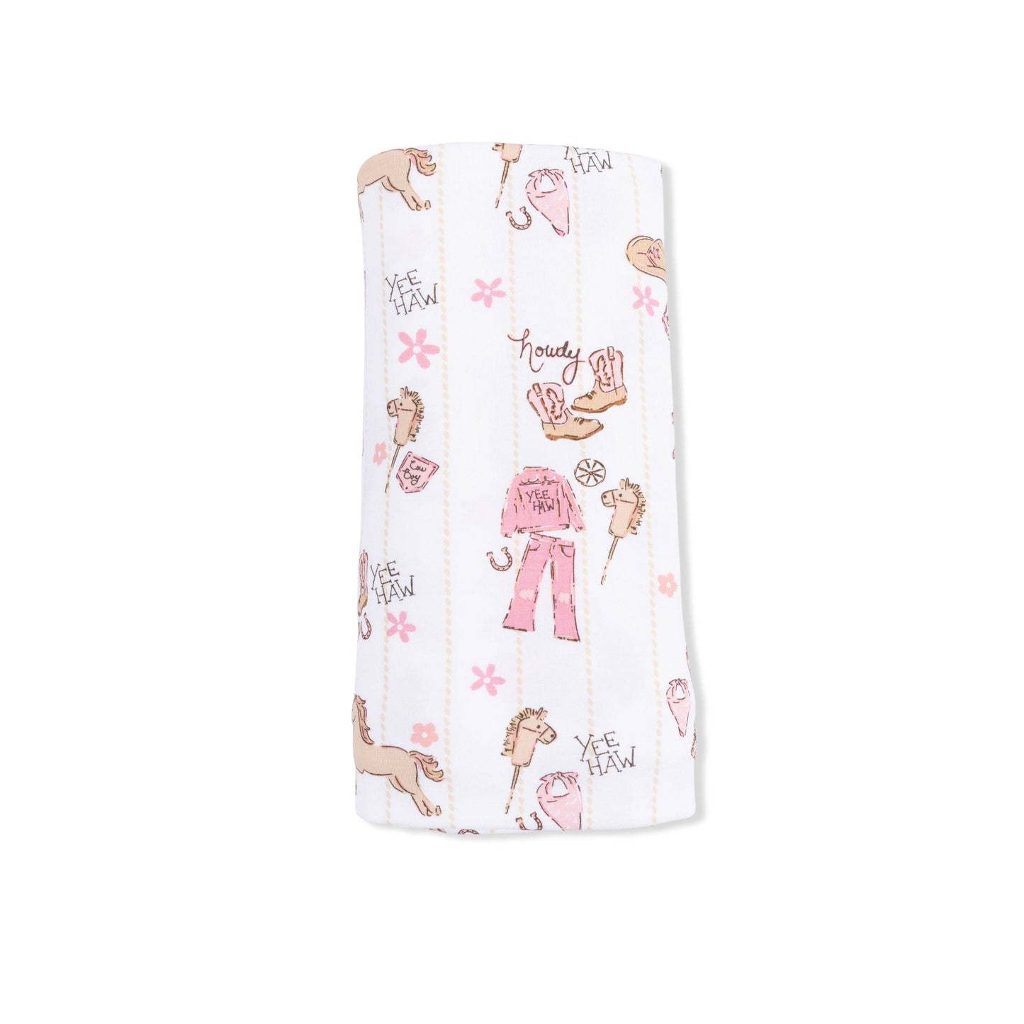 Angel Dear | Cowgirl Nursery - Swaddle Blanket