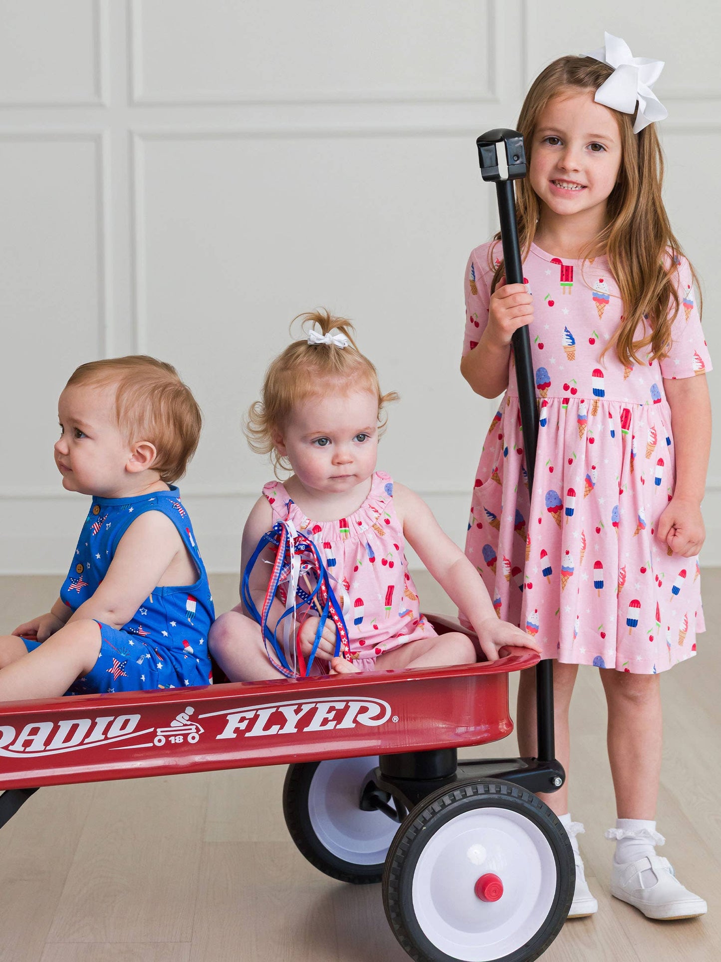 Sweet Freedom Short Sleeve Knit Twirl Dress