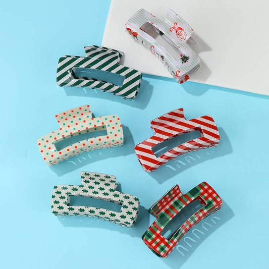 Holiday & Christmas Hair Claw Clips