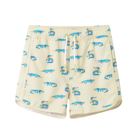 Andy & Evan - Kids Swim Trunk | Lime Gator