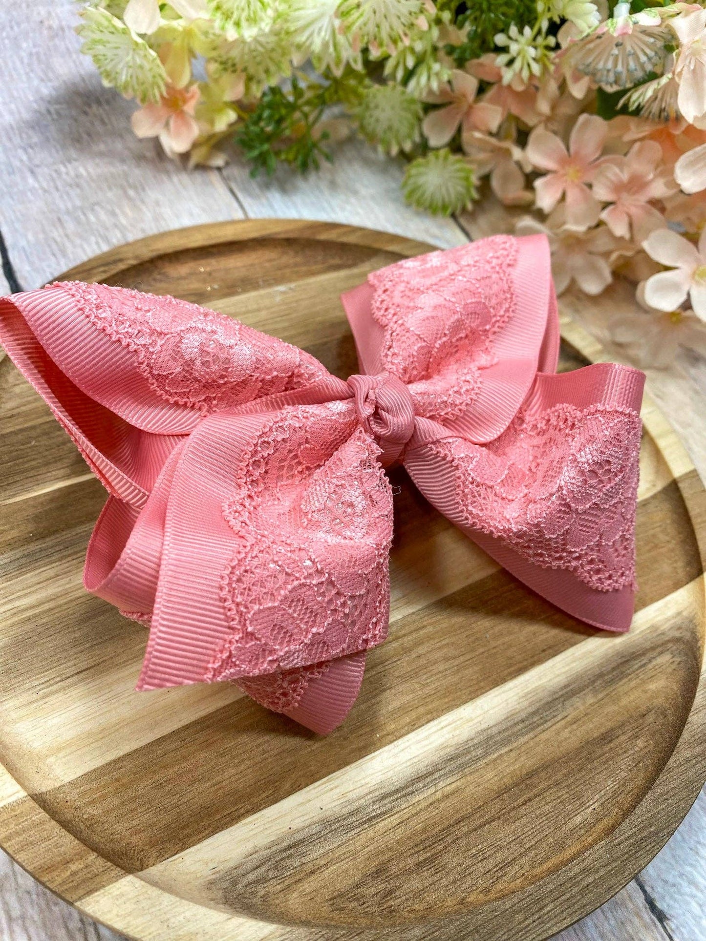 4.5" Chantilly Lace Classic Hair Bow