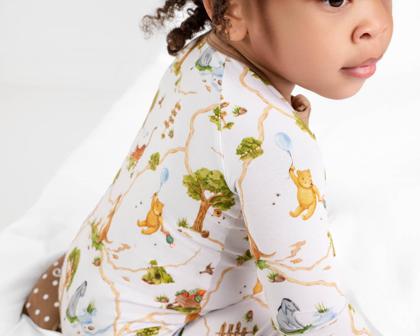 Oh Bother, It's Bedtime Bamboo Zipper Romper