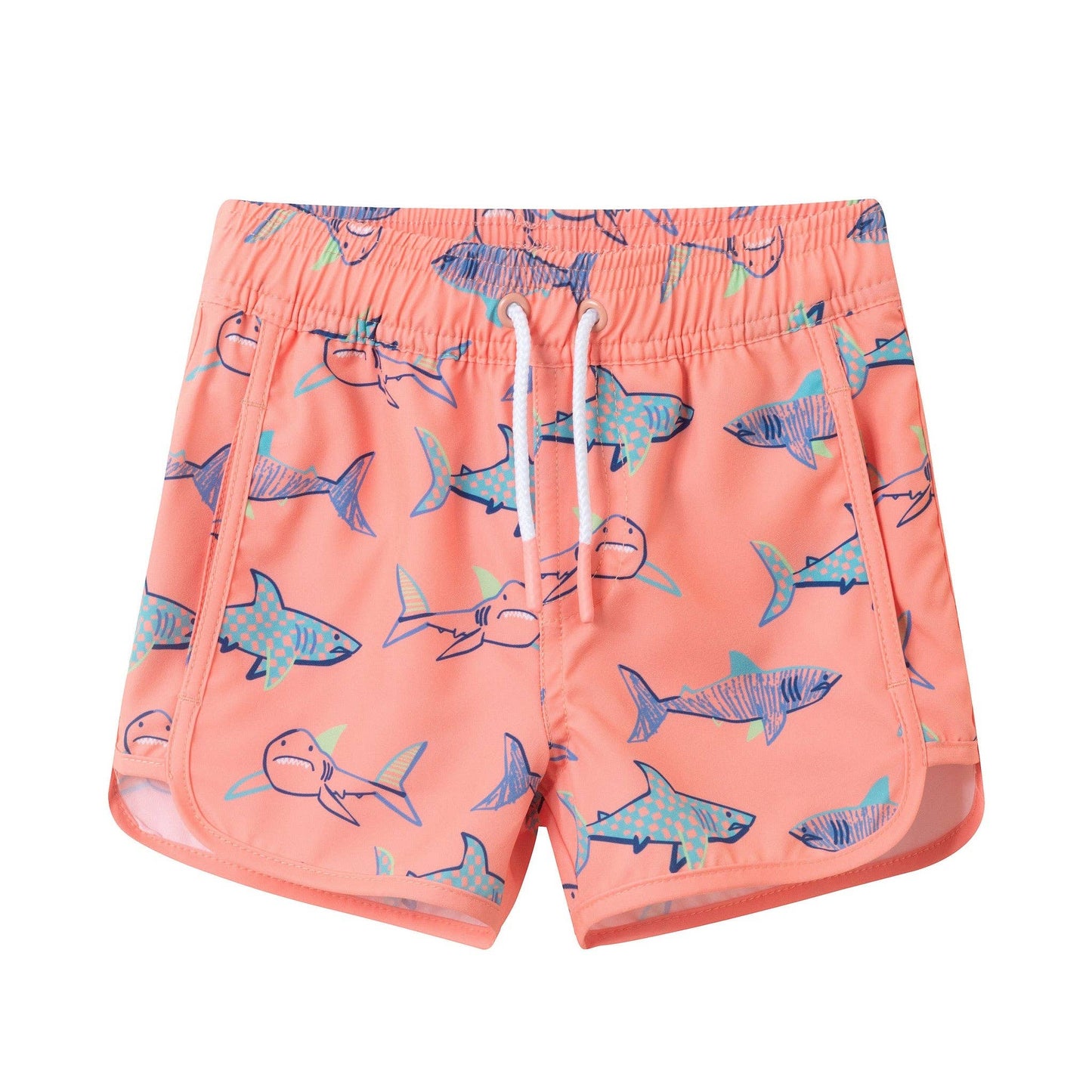 Andy & Evan - Boys Short Sleeve Rashguard Set | Shark Sketches