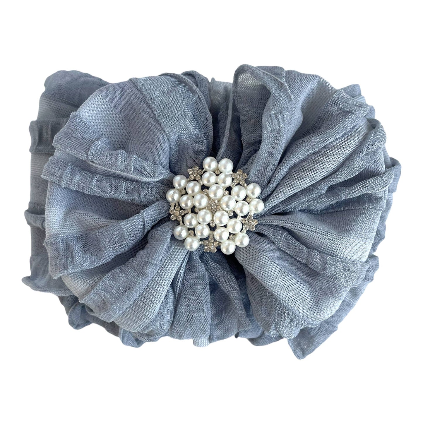 Rockin Royalty - Pearl Ruffled Headband