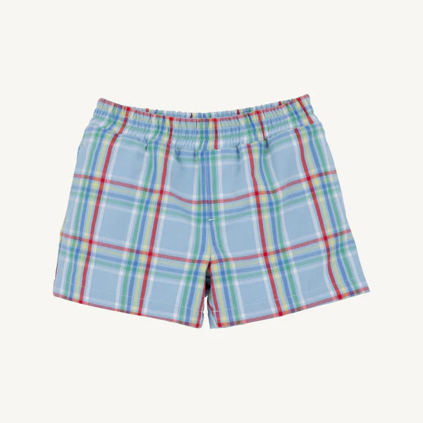 TBBC | Sheffield Shorts - Kensington Court Plaid with Worth Ave White