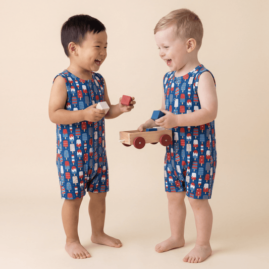 Sweet Bamboo - Popsicles Tank Romper
