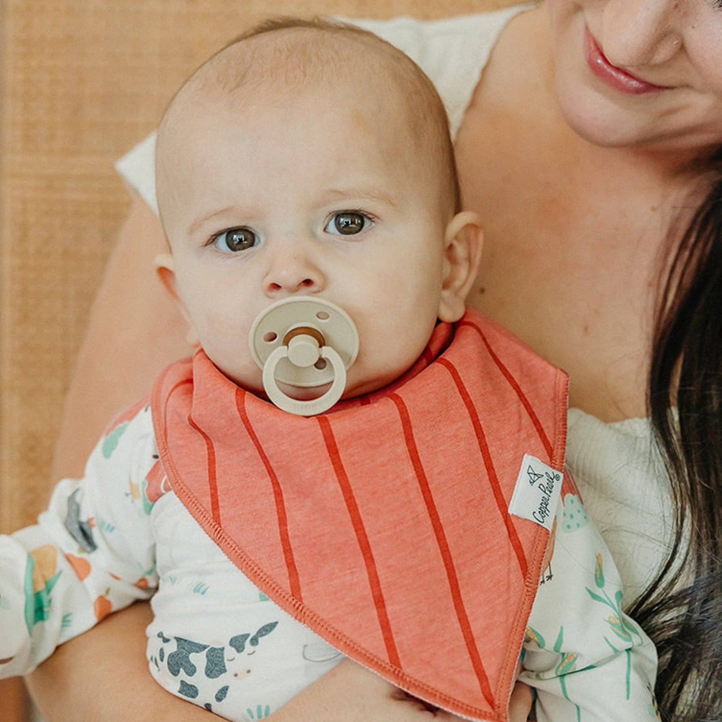 Copper Pearl | 4 Pack Baby Bandana Bibs - Farmstead