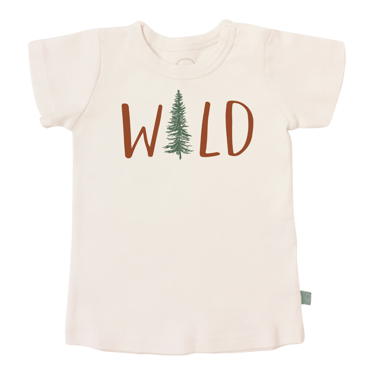 Graphic organic cotton tee | wild