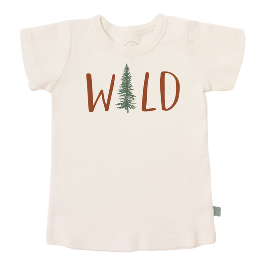 Graphic organic cotton tee | wild