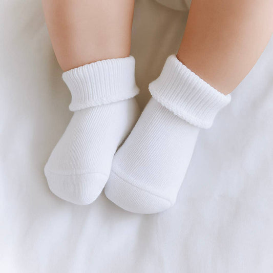 Magnolia Baby | Essentials White Socks - White Trim