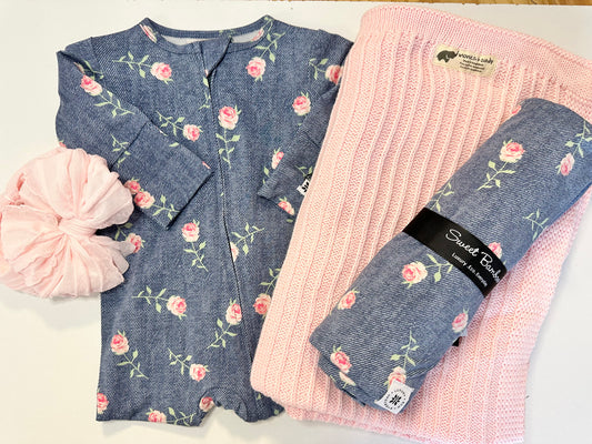 Blush & Bloom Luxe Baby Gift Set