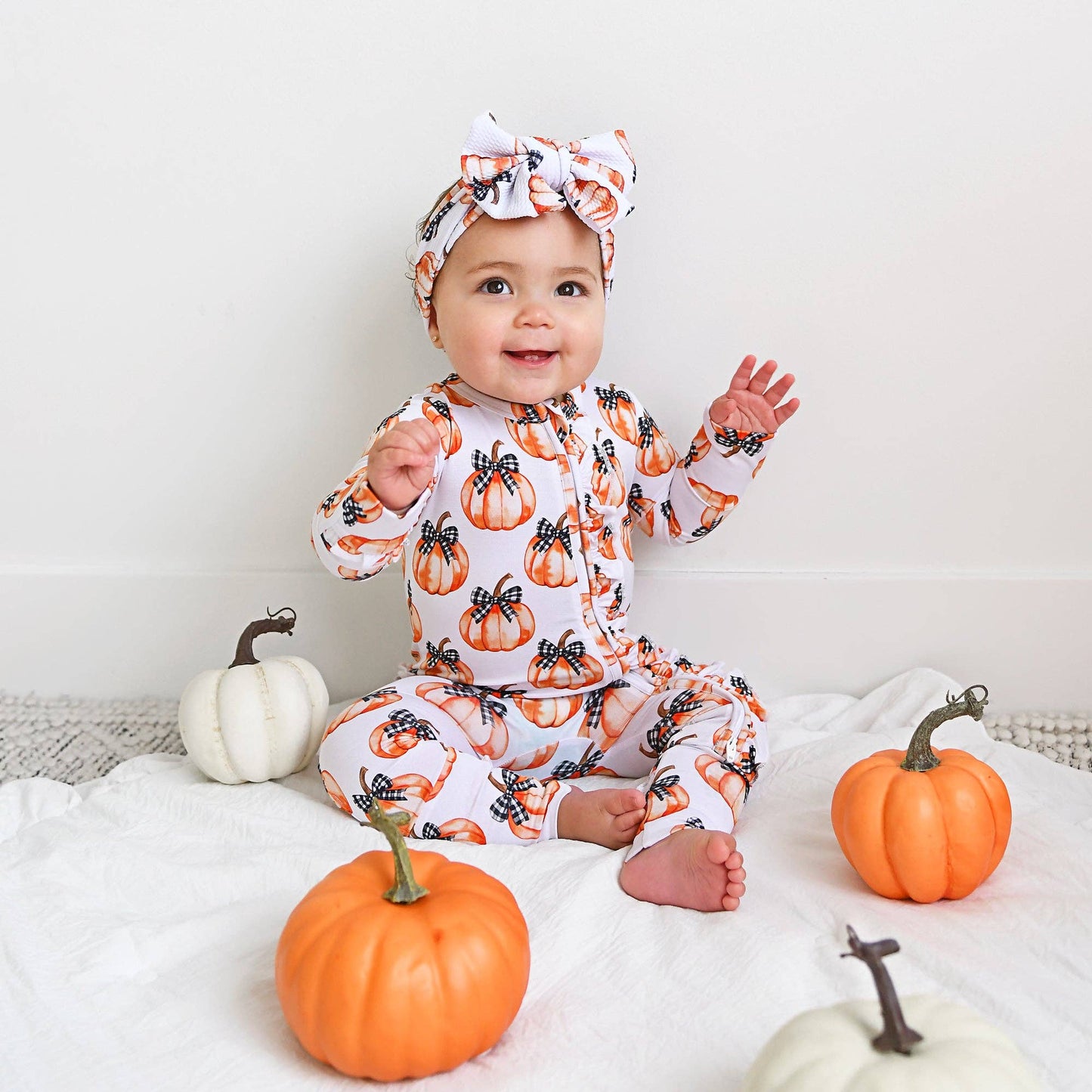 Lilith Pumpkin Ruffle Zip