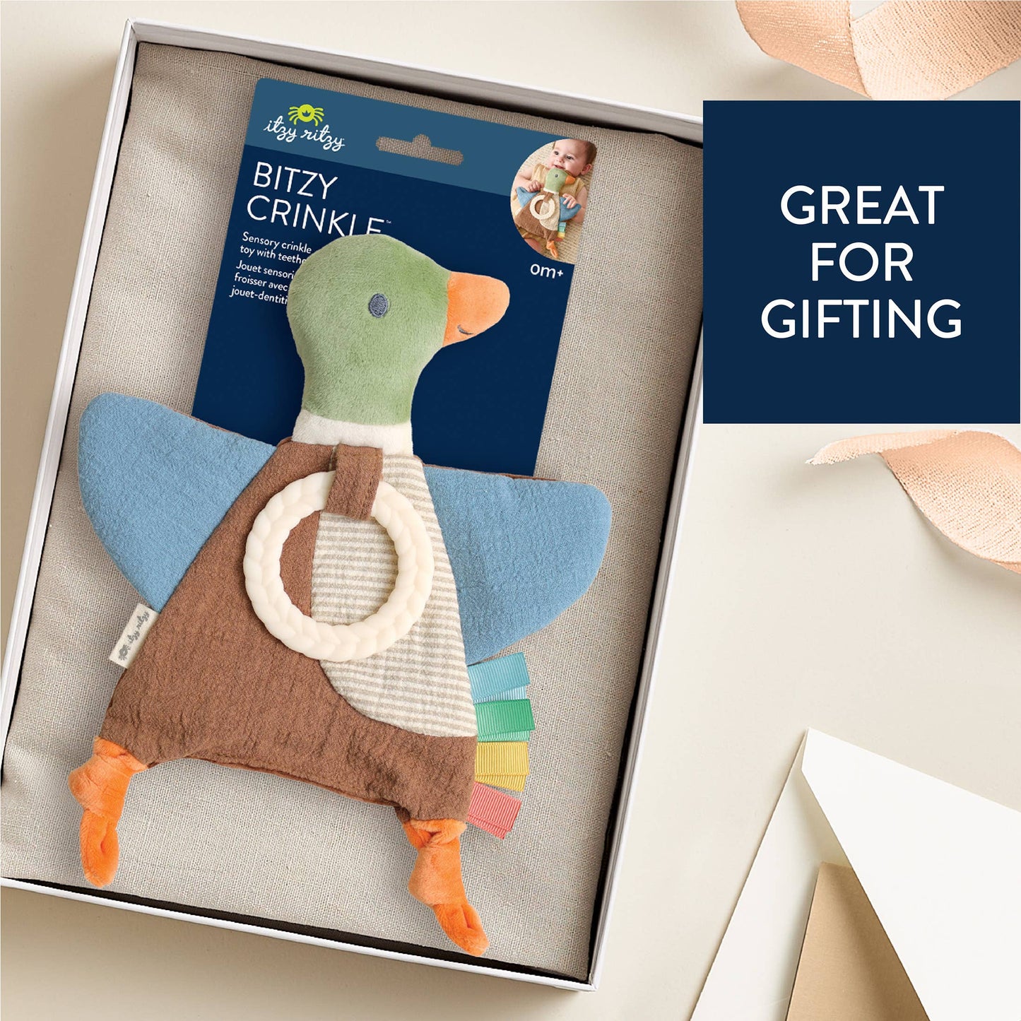 Itzy Ritzy | Mallard Duck Bitzy Crinkle™