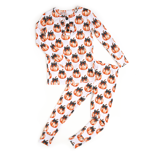 Lilith Pumpkin Ruffle Two Piece