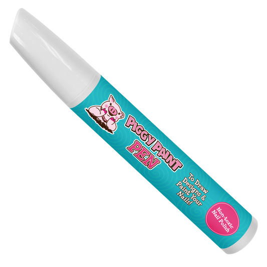 Piggy Paint - Twirly Teal Piggy Paint Pen - Kids Non-toxic Nail Polish