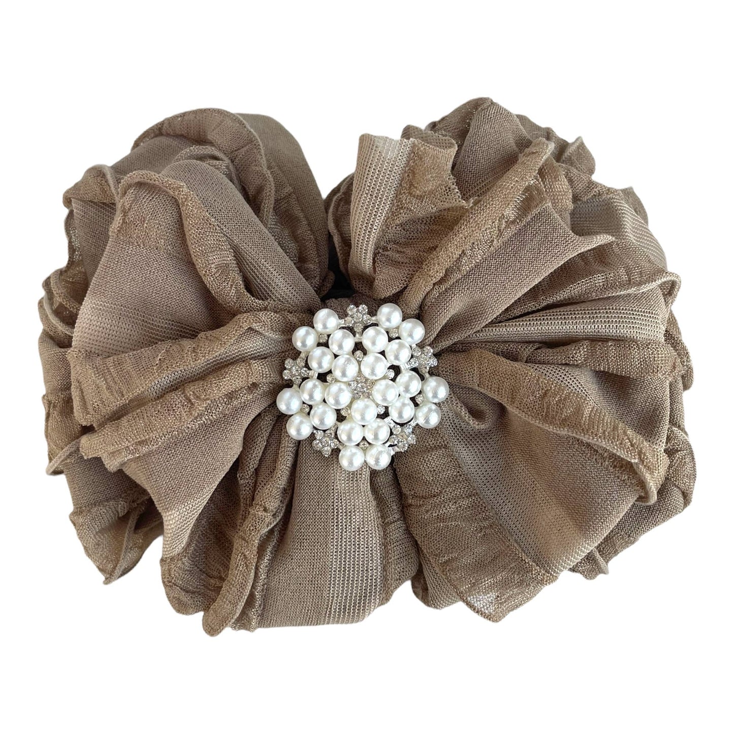 Rockin Royalty - Pearl Ruffled Headband