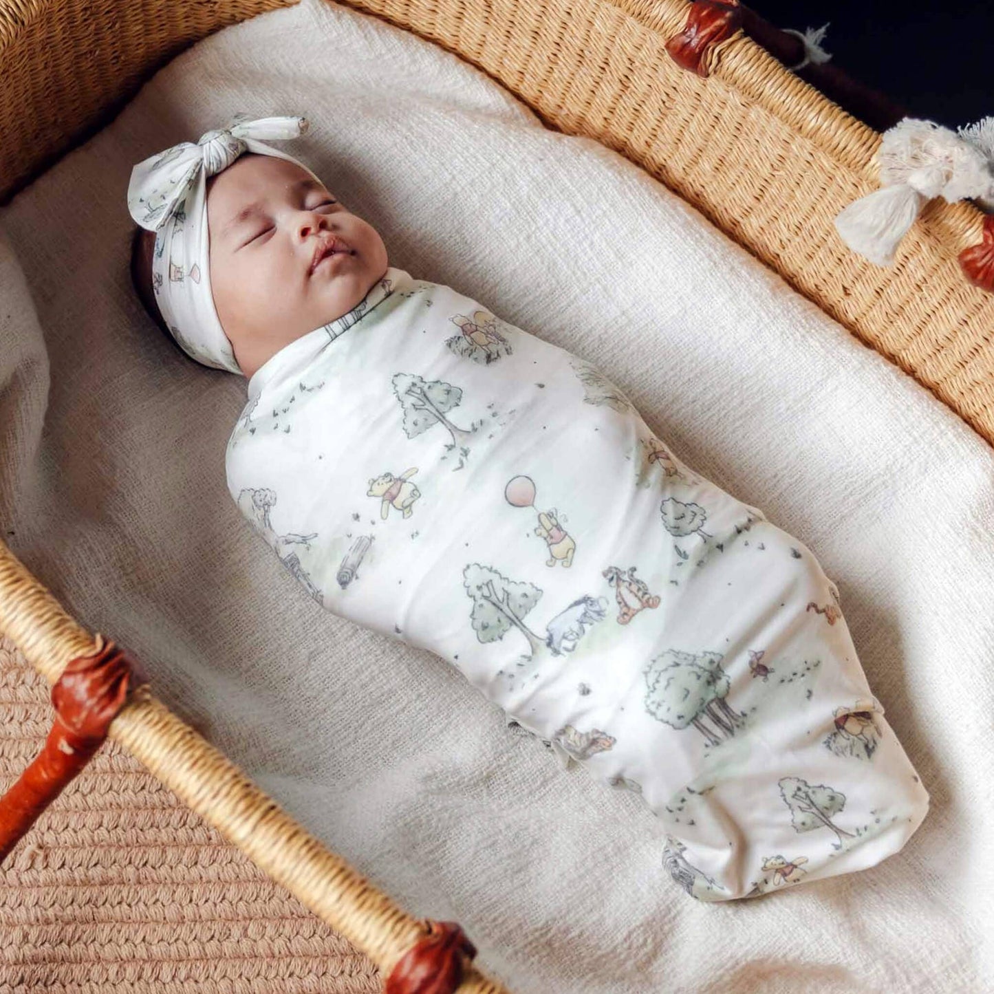 Copper Pearl | Knit Swaddle Blanket - Hundred Acre Wood
