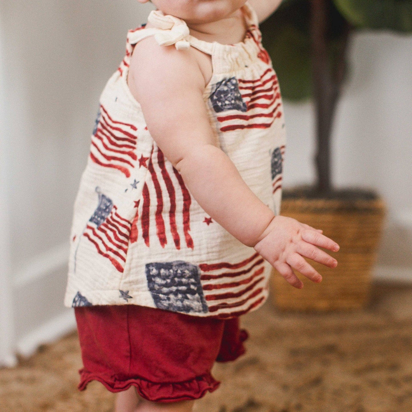 American Flag Tank & Shorts Set