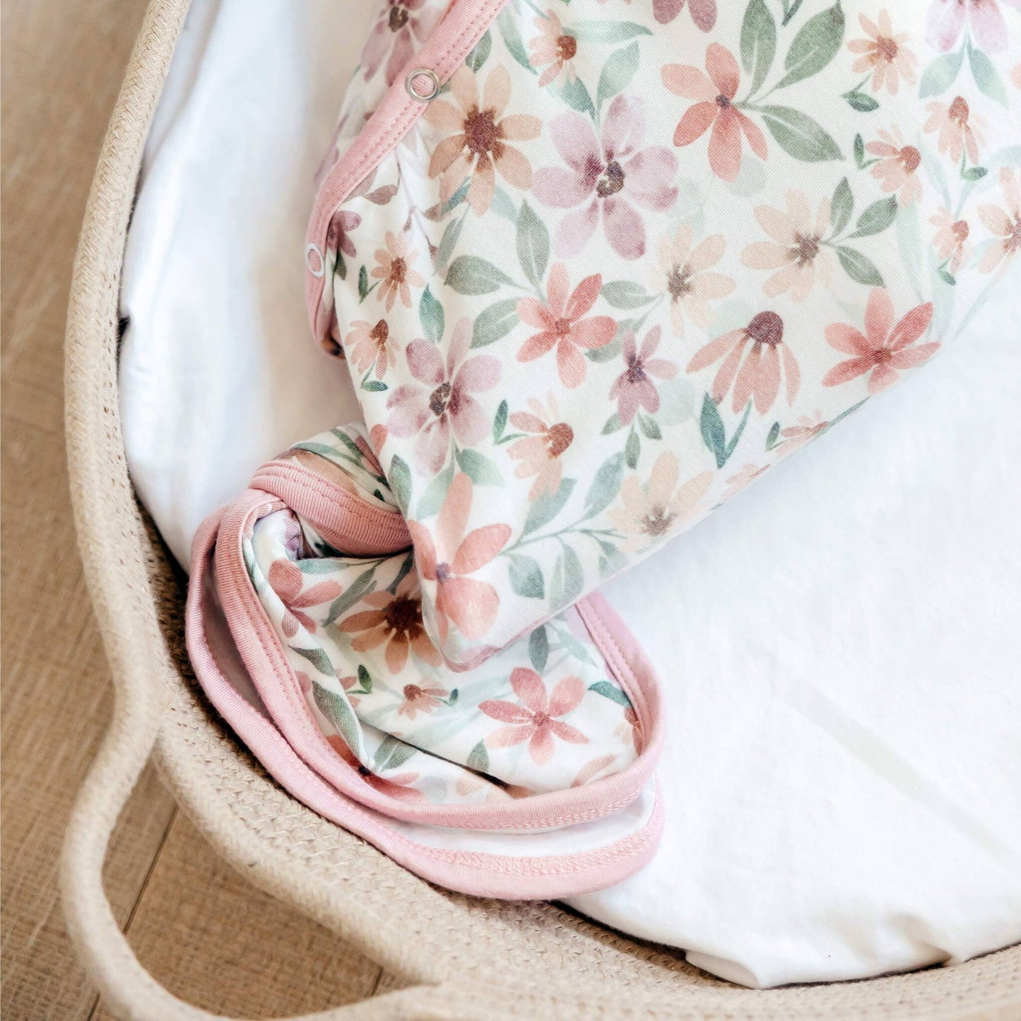 Copper Pearl | Newborn Knotted Gown - Natalie