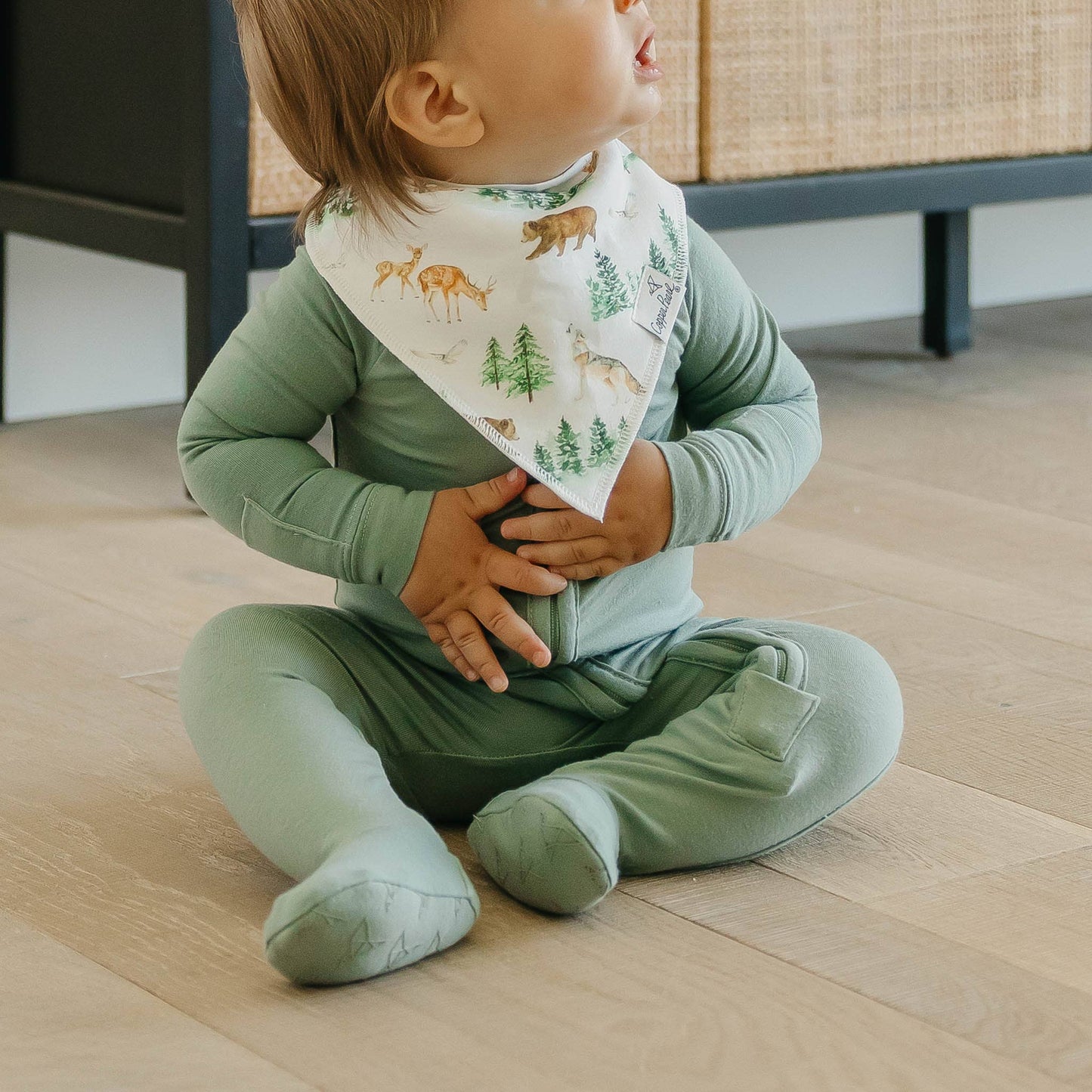 Copper Pearl | 4 Pack Baby Bandana Bibs - Wilder