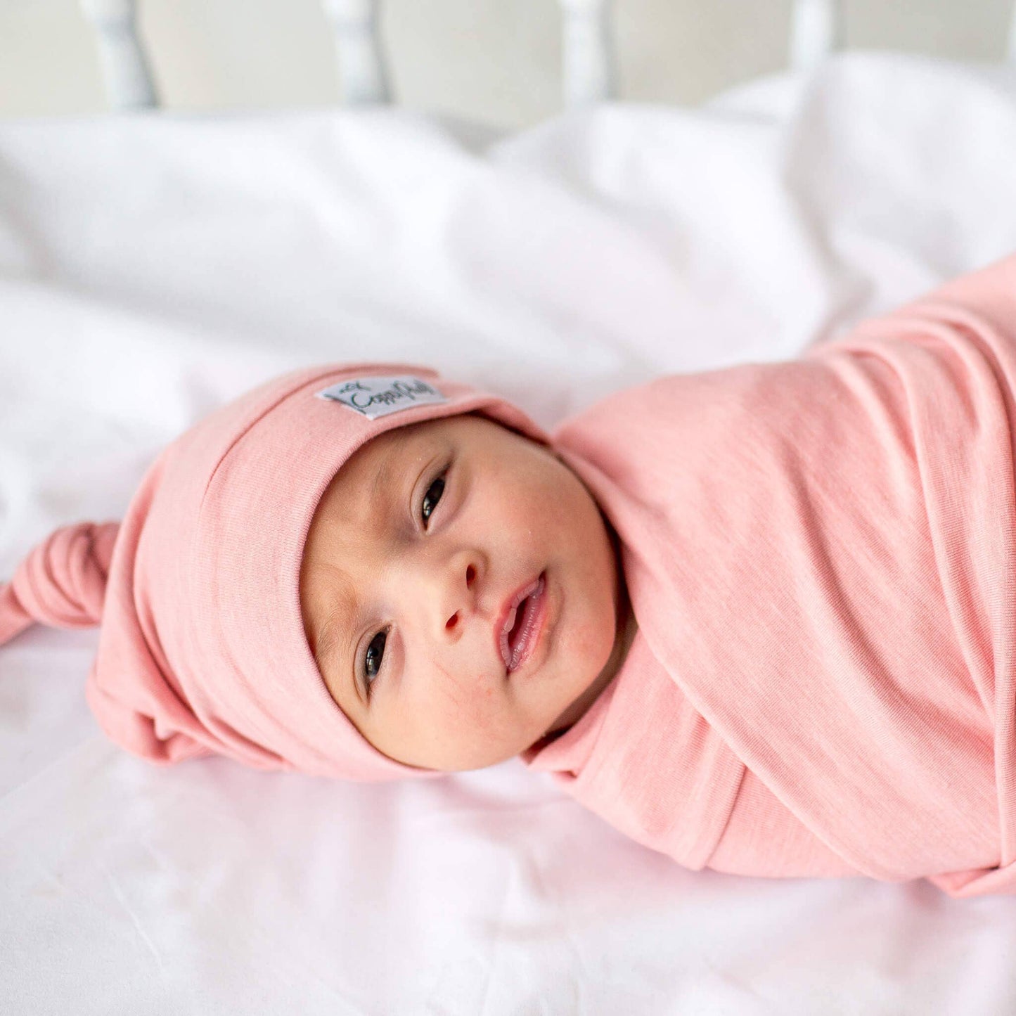 Copper Pearl | Knit Swaddle Blanket - Darling