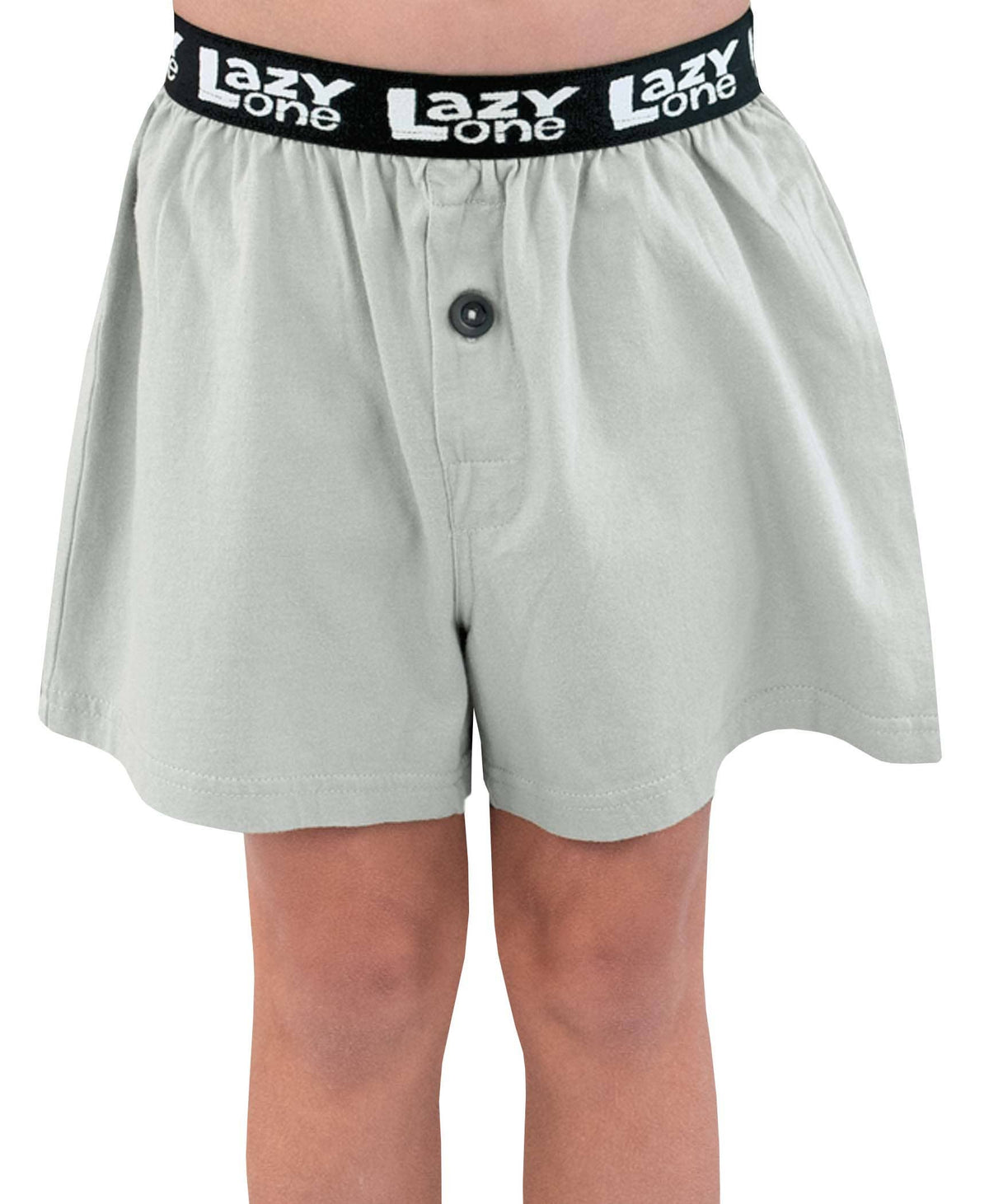 LazyOne | Silent But Deadly Snake Grey Kids Boxer