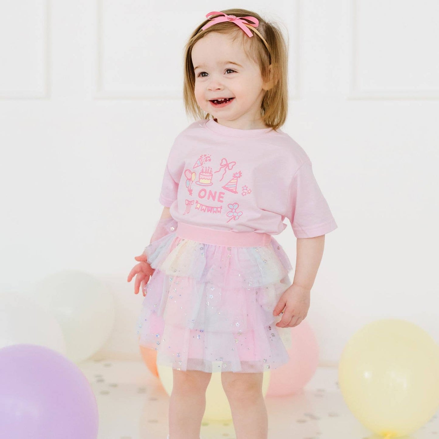 ONE 1st Birthday Short Sleeve T-Shirt