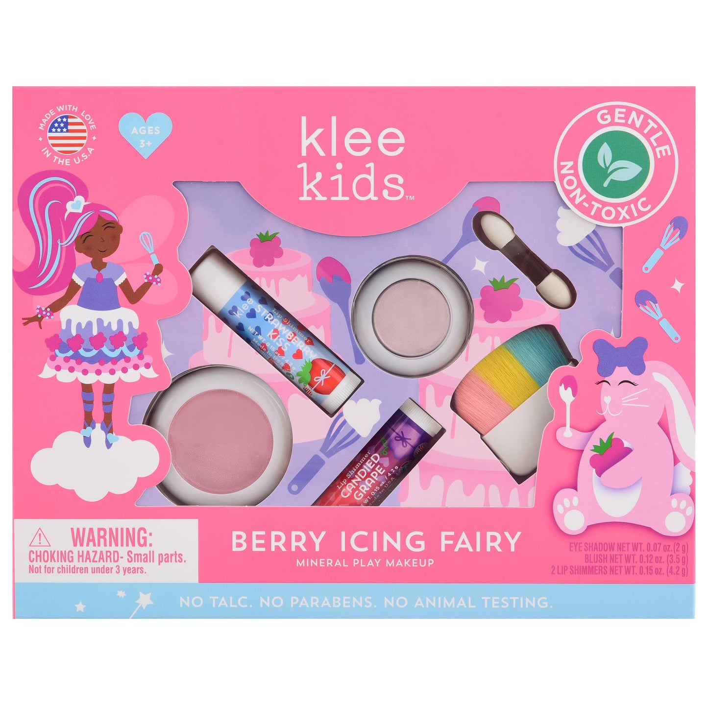 Klee Naturals - Crystal Palace Fairy - Klee Kids Play Makeup 4-PC Kit