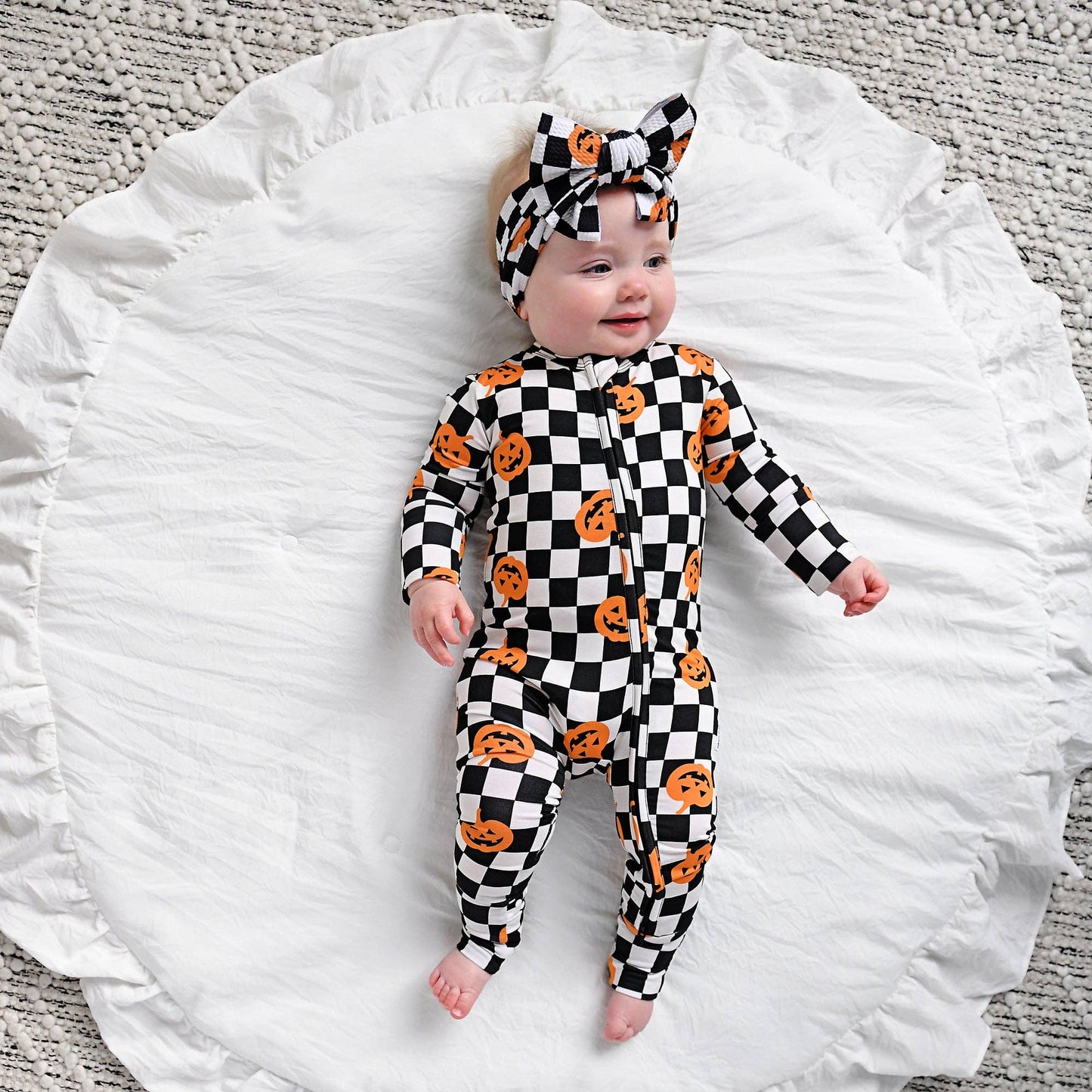 Merlin Pumpkin Zip Romper