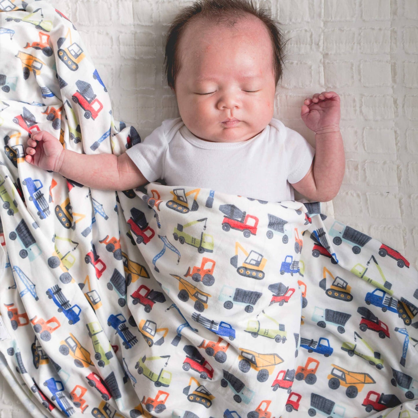 Copper Pearl | Knit Swaddle Blanket - Diesel