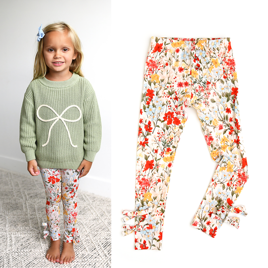 Lottie Bamboo Bow Leggings