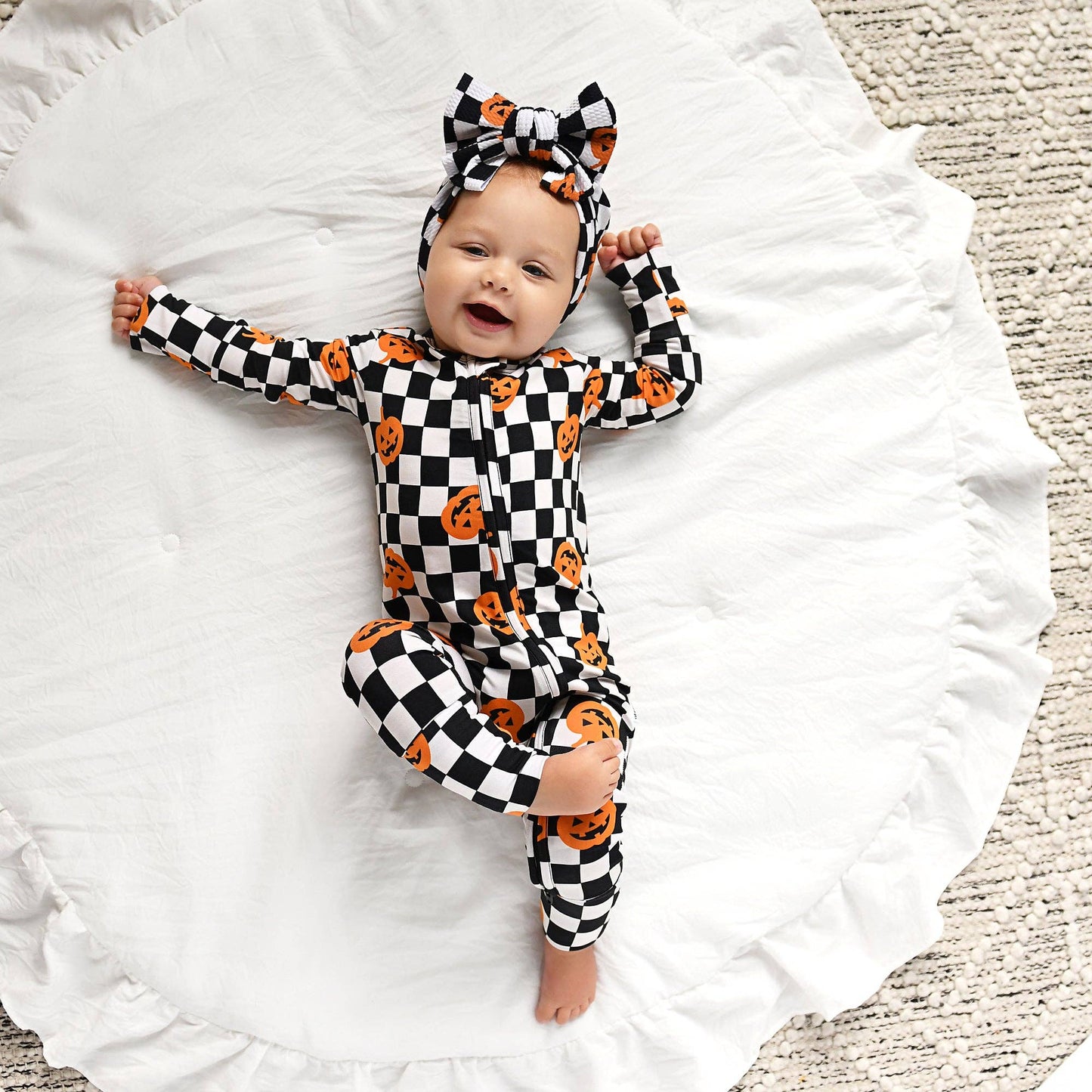 Merlin Pumpkin Zip Romper