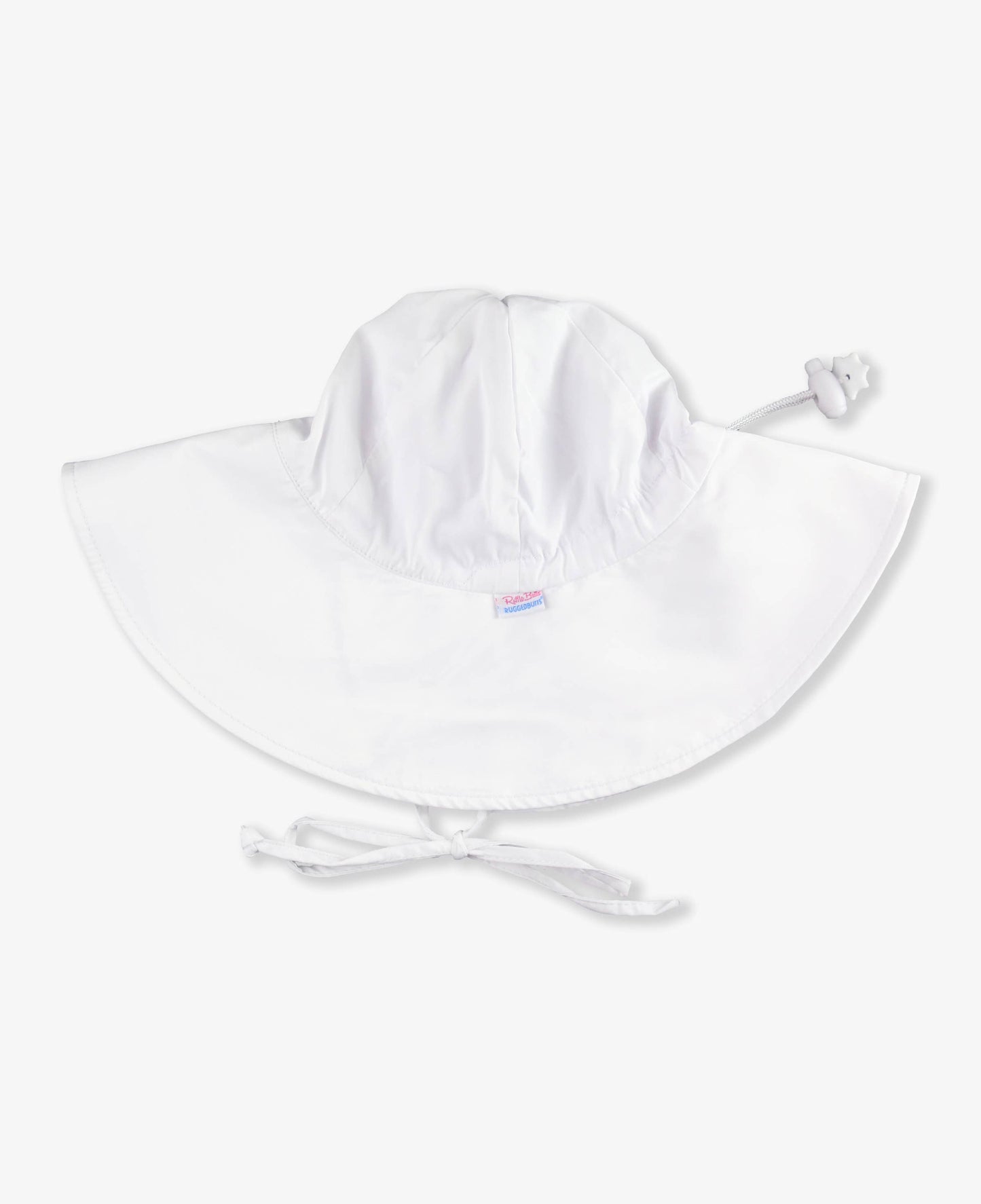 RuffleButts + RuggedButts - Kids White Sun Protective Hat