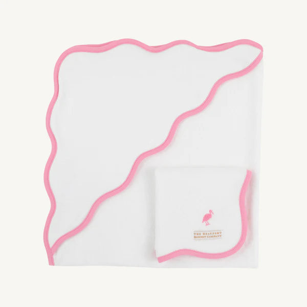 TBBC | Rub-a-Dub Gift Set - Worth Avenue White with Hamptons Hot Pink