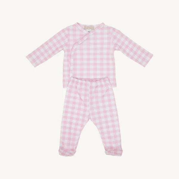 TBBC | Cameron Cross Front Set - Palm Beach Pink Gingham