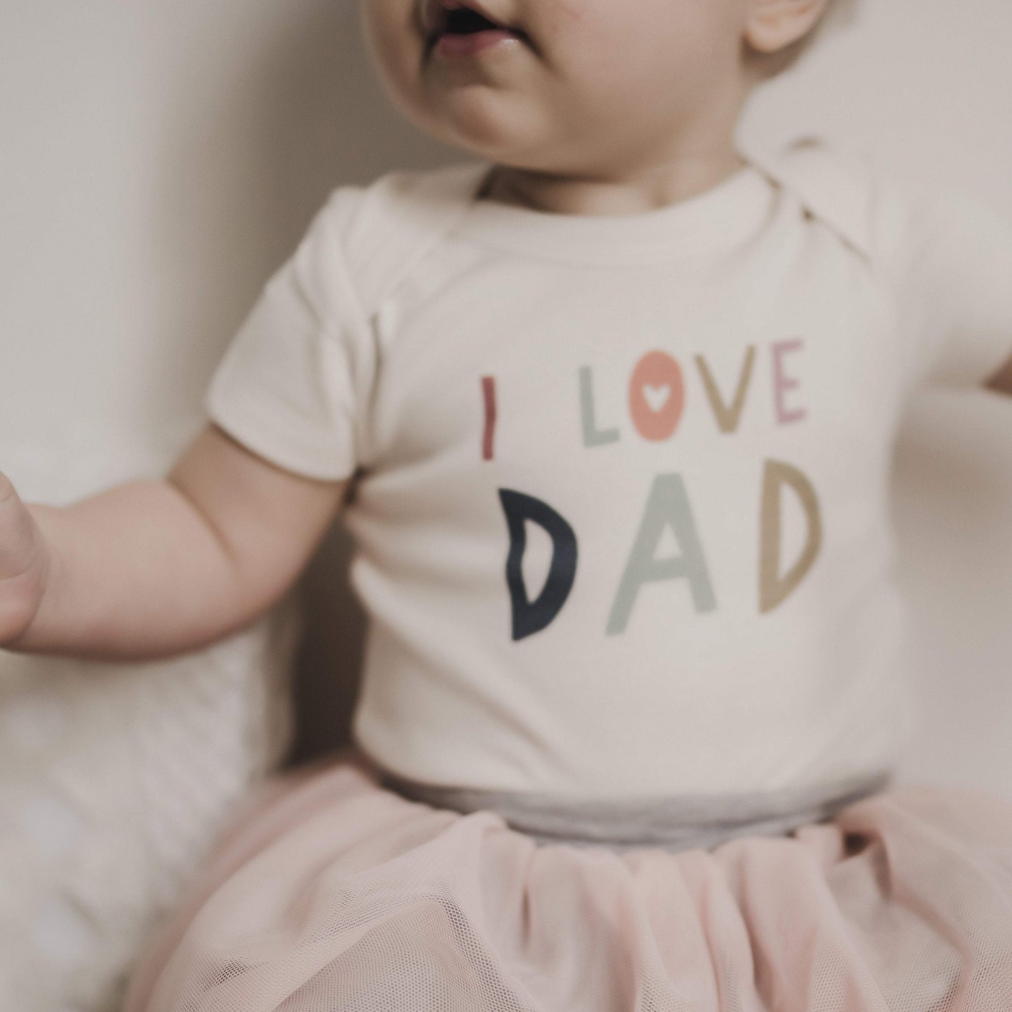 I love dad bodysuit | 100% organic cotton