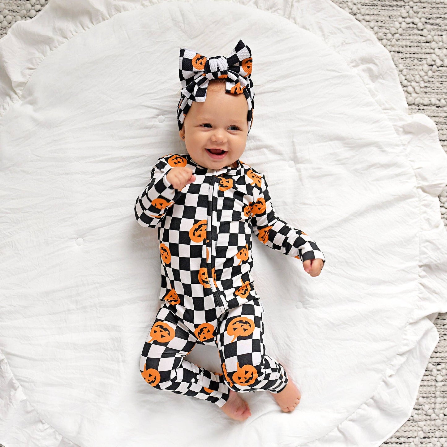 Merlin Pumpkin Zip Romper