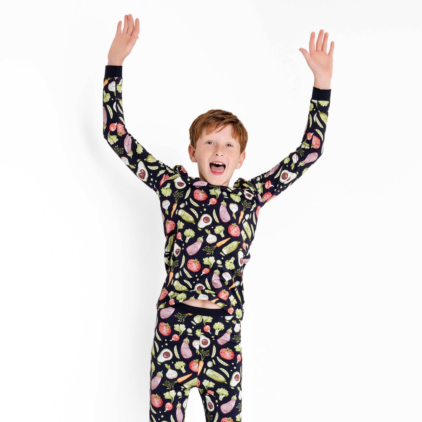 I Love You Veggie Much Long Sleeve Pajamas