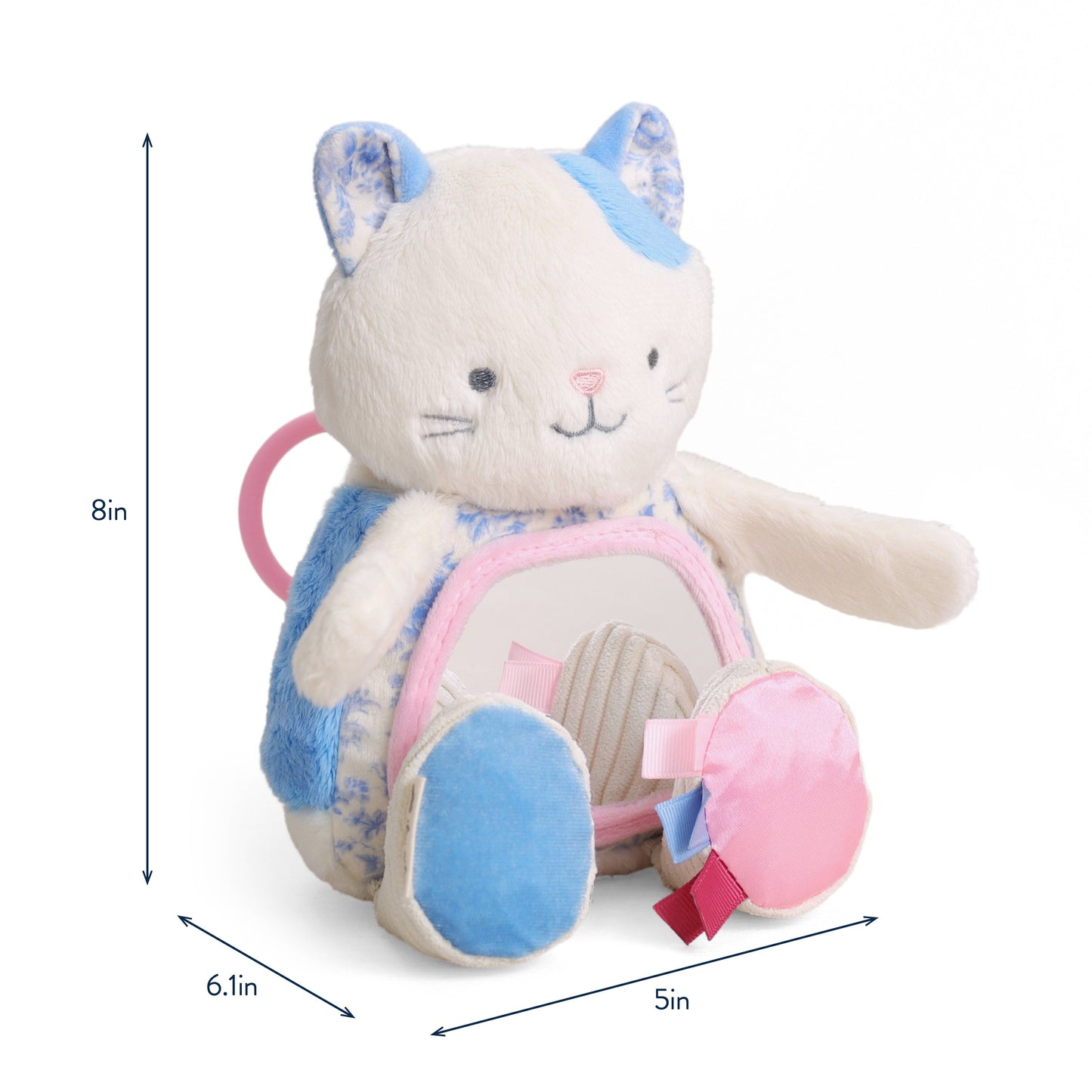 Itzy Bitzy | Itzy Bitzy Mirror™ Sensory Tummy Time Mirror - Kitty