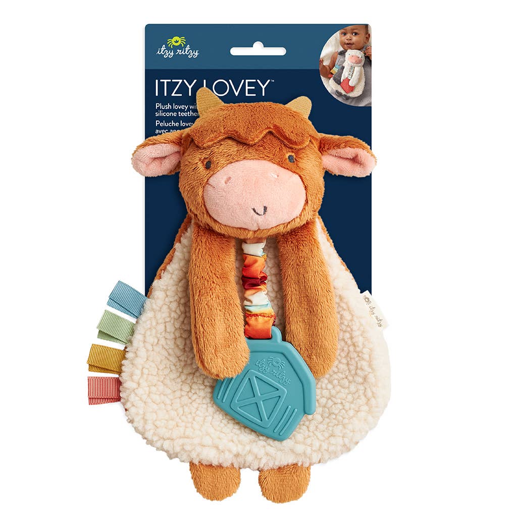 Itzy Ritzy | Highland Cow Itzy Friends Lovey™ Plush