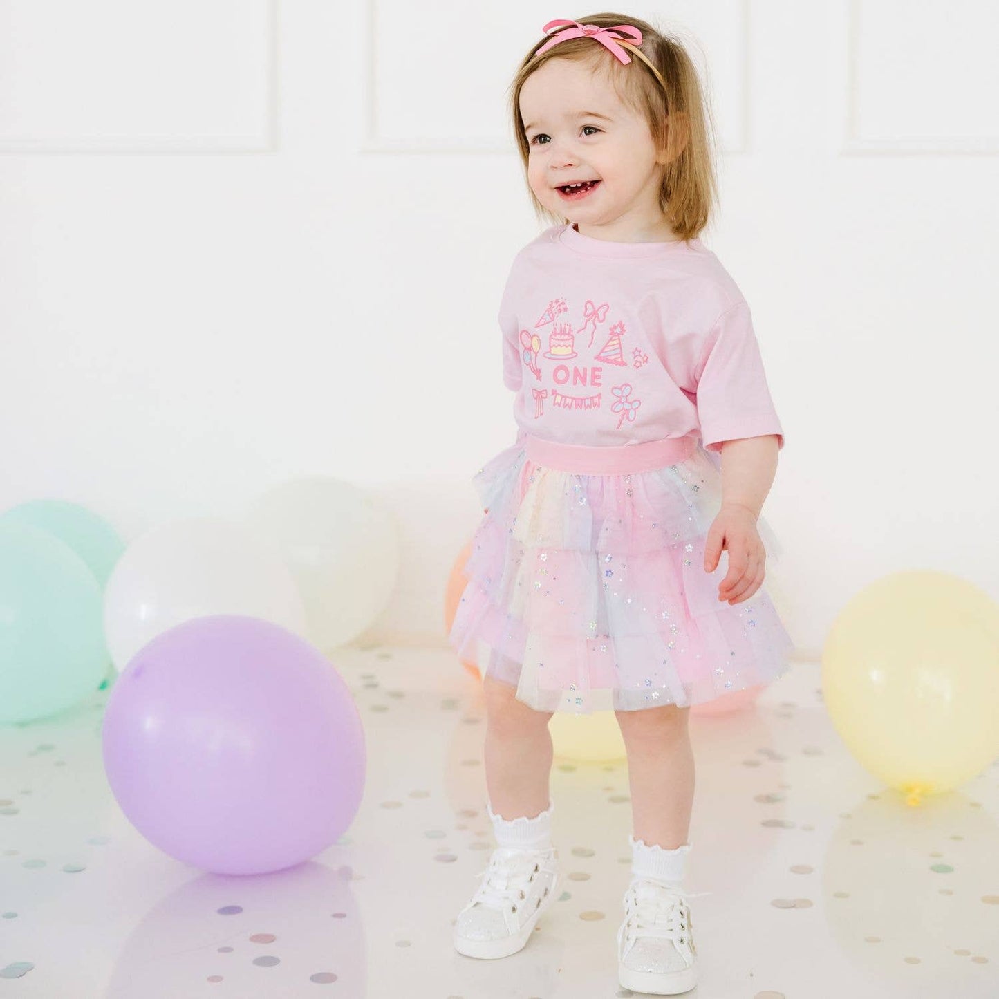 ONE 1st Birthday Short Sleeve T-Shirt